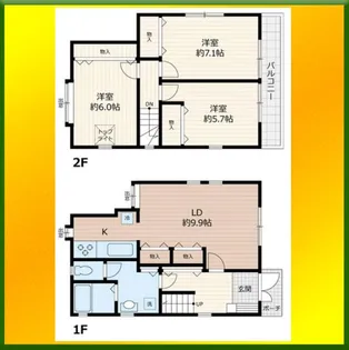 コーポ南町の間取り