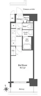 プレサンスブルーム浅草【6階】の間取り