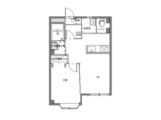 シャテーヌ春日部【2階】の間取り