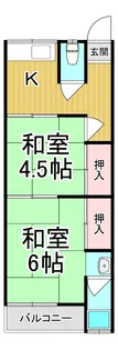 古田文化 西棟【2階】の間取り