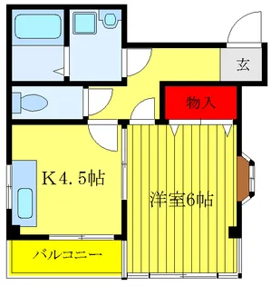 コーポタナカ【2階】の間取り