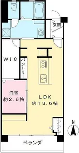コーポ林【1階】の間取り
