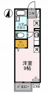 アメニティ大美野 A【1階】の間取り