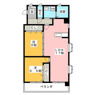 アスカ 93【3階】の間取り