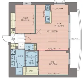 プレジオ池袋NORTH【13階】の間取り