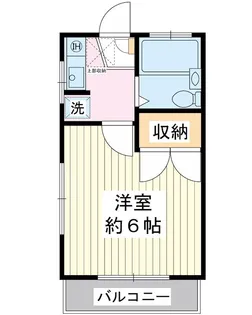 KASUMIハイツ(カスミハイツ)【2階】の間取り