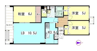 PATH藤が丘(パス藤が丘)【3階】の間取り