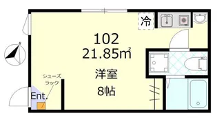 アイテラス【1階】の間取り