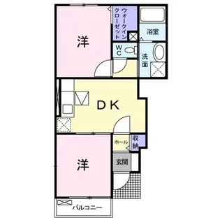 ミルト・ブリーゼ B棟【1階】の間取り