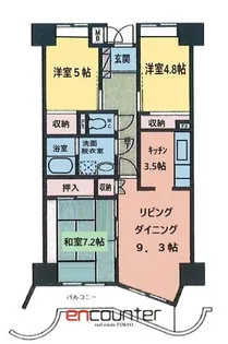 N・FプラザII【10階】の間取り