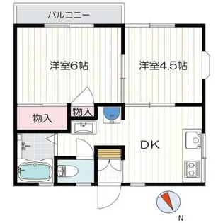 パークハイム【2階】の間取り