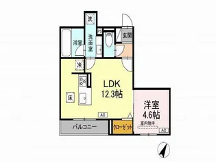 K Front【2階】の間取り