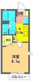 シャインI【2階】の間取り