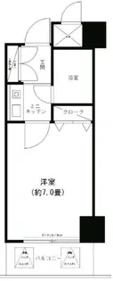 コシノパークサイドビル【5階】の間取り