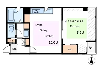 日下部ビル【2階】の間取り