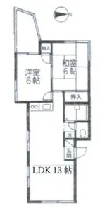 アミカブルメグロ【1階】の間取り