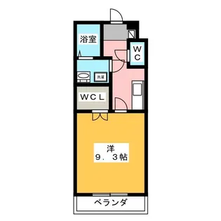 ヴィヴル ミュウII【2階】の間取り