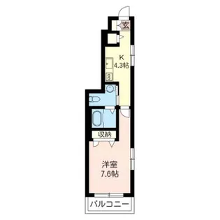 シャーメゾン エスポワール【1階】の間取り