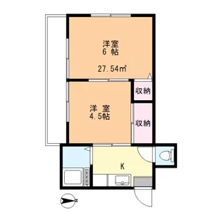 久住荘【2階】の間取り
