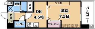ヴェルジュ南草津II【3階】の間取り