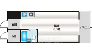 ルネッサンス福原Part2【4階】の間取り