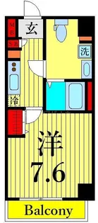 グランスカイ町屋【3階】の間取り