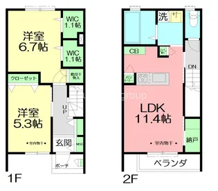 Fメゾン ANNEXの間取り