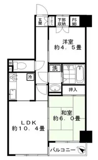 ロイヤルプラザ浅草【7階】の間取り