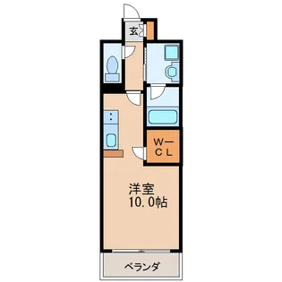GRAND ESPOIR IZUMI【2階】の間取り