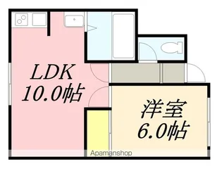 セカンドステージMukai【2階】の間取り