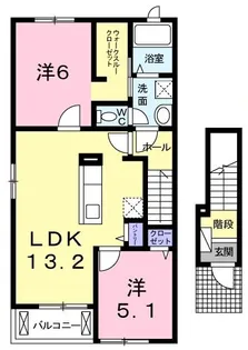 ペガサスII【2階】の間取り