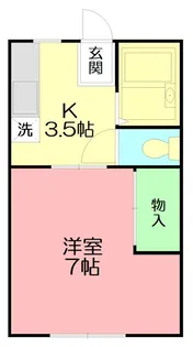サンライフ湘南【1階】の間取り