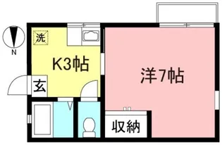 ぷらあな【2階】の間取り