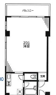 玉泉館II【2階】の間取り