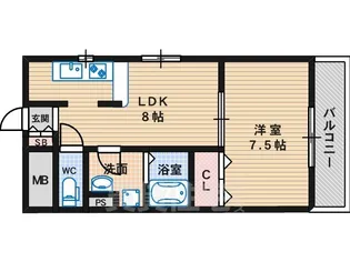 コートふじ【2階】の間取り