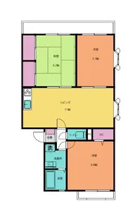 ヴァンベール【2階】の間取り