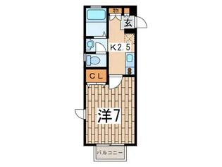 ライフコア丸山台【1階】の間取り