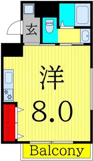 グリーンランドII【2階】の間取り