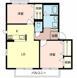 シャーメゾンキティーA棟【2階】の間取り