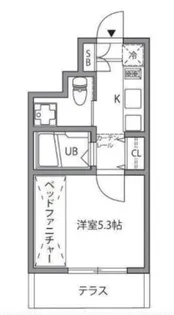 CASA BRICKS自由が丘【1階】の間取り