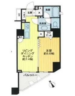 セレナハイム池袋アプレ【5階】の間取り