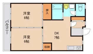 カーサ雅【1階】の間取り
