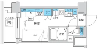キャンパスヴィレッジ赤塚新町【2階】の間取り