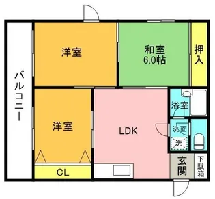 アルカサール小机【2階】の間取り