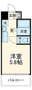 テラスレジデンス津田沼【2階】の間取り