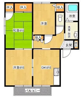 ソレイユ【1階】の間取り