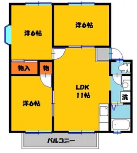コルティオ3【2階】の間取り