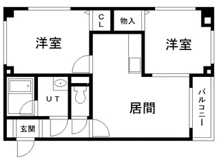 ザ・ガーデンYamanote【2階】の間取り