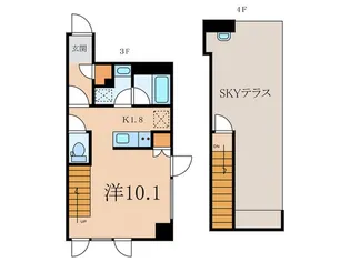 ザ・トライベッカ代官山の間取り