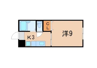 リバーサイドアネックス【3階】の間取り